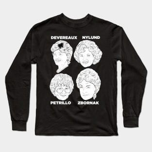 RobskiArt - Golden Girls dark T Long Sleeve T-Shirt